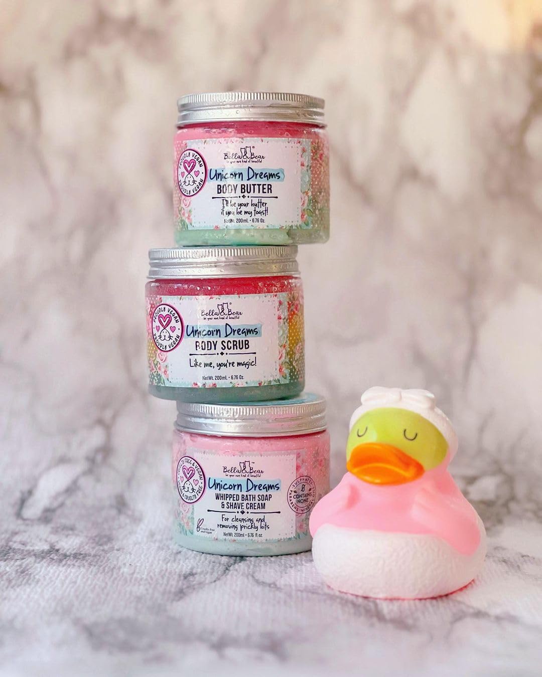 Bella & Bear Spa Gift Set for Girls & Teens - Over $90 Value Beauty Mystery Box - 10-12 Full & Travel Size Bath, Body & Skincare - Birthday & Holiday Beauty and Personal Care Bella and Bear