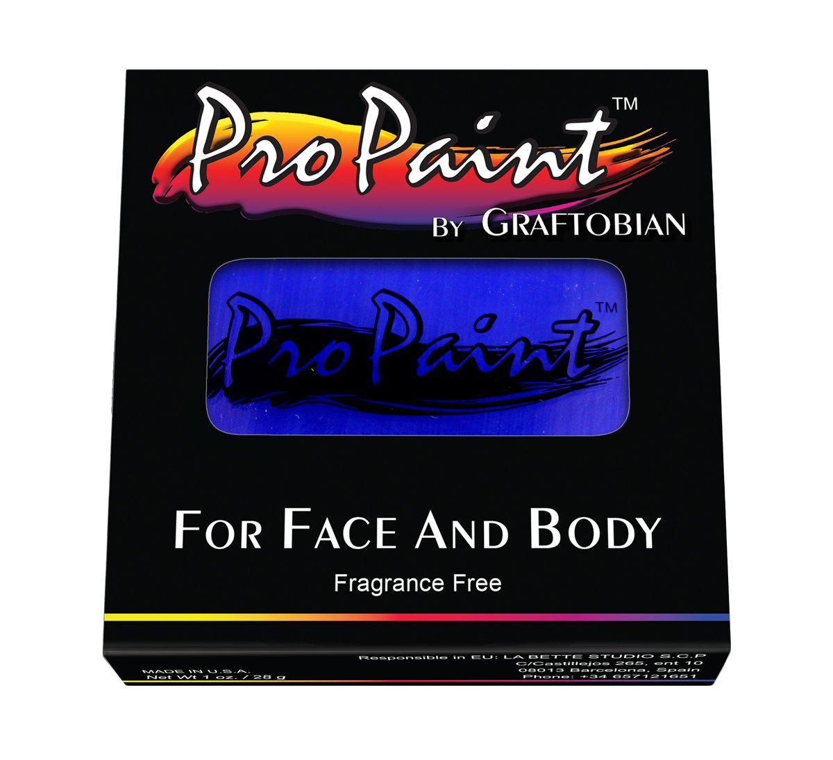 Graftobian ProPaint Catalina Blue 1 Ounce Beauty & Personal Care Graftobian