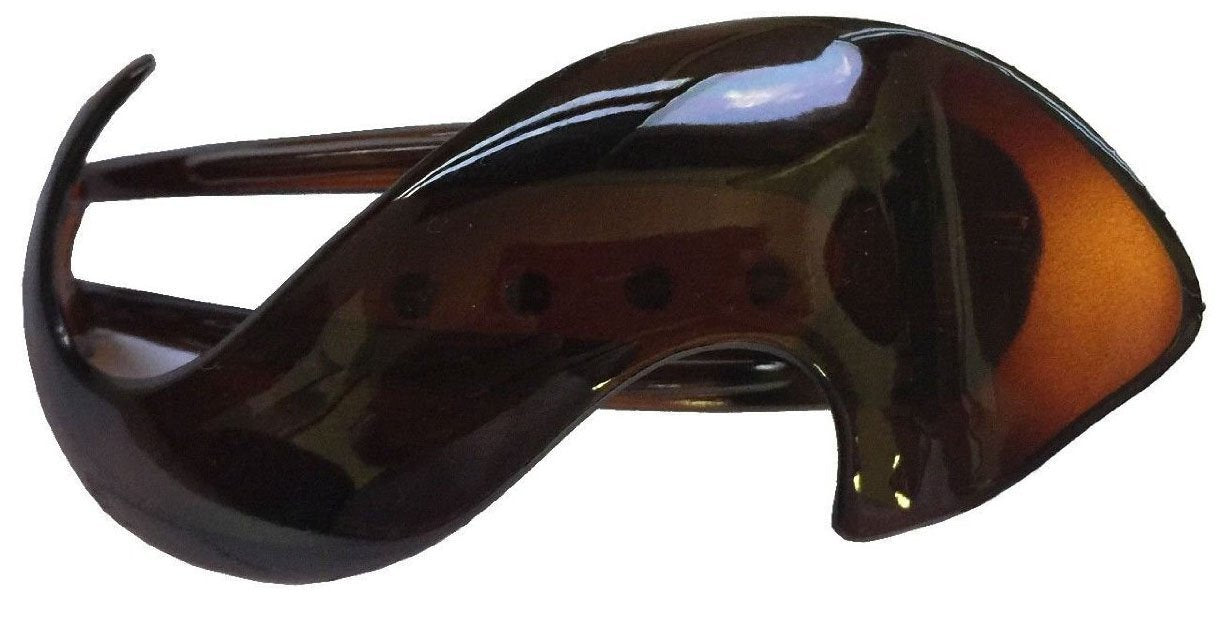 Parcelona French Crochet 3 ¼” Tortoise Shell Celluloid Non Slip Side Slide In Jaw Yoga Hair Claws for Fine Hair Women Hair Accessories Claw Clip Beauty & Personal Care Parcelona