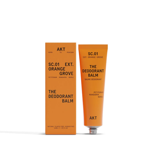 AKT Deodorant Balm 1.7 Fl Oz, Natural Deodorant for Men and Women, Award-Winning, Multi-use, Cream Deo Without Aluminum, Sc.01 Orange Grove, Plastic Beauty and Personal Care AKT