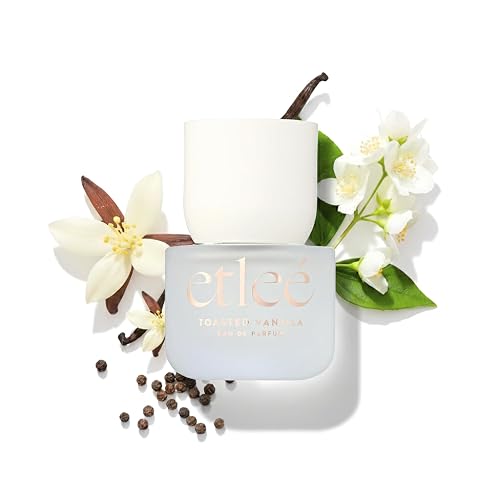 ETLEÉ Toasted Vanilla Eau de Parfum 1.01oz, Woody Musky Long Lasting Perfume With Amber, Bergamot, Black Pepper, Sandalwood & Orchid, Layerable Luxury Beauty & Personal Care ETLEÉ