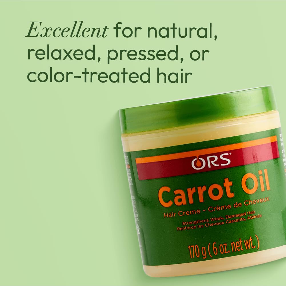 ORS Carrot Oil Hair Cream for Weak & Damage Hair 6 Ounces Beauty & Personal Care ORS