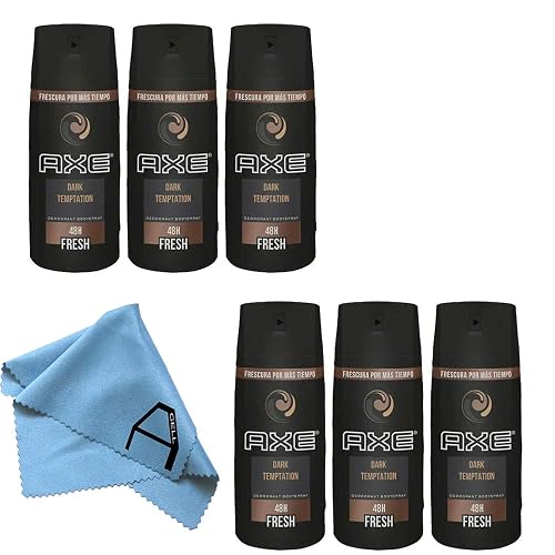 AXE Dark Temptation Body Spray Deodorant for Men 150ML (6 PACK) Beauty & Personal Care A-Cell