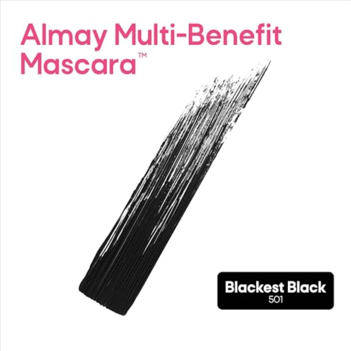 Almay Mascara, Volume, Length, Definition & Conditioning, Multi-Benefit Eye Makeup, Hypoallergenic and Fragrance-Free, 501 Blackest Black Beauty & Personal Care Almay