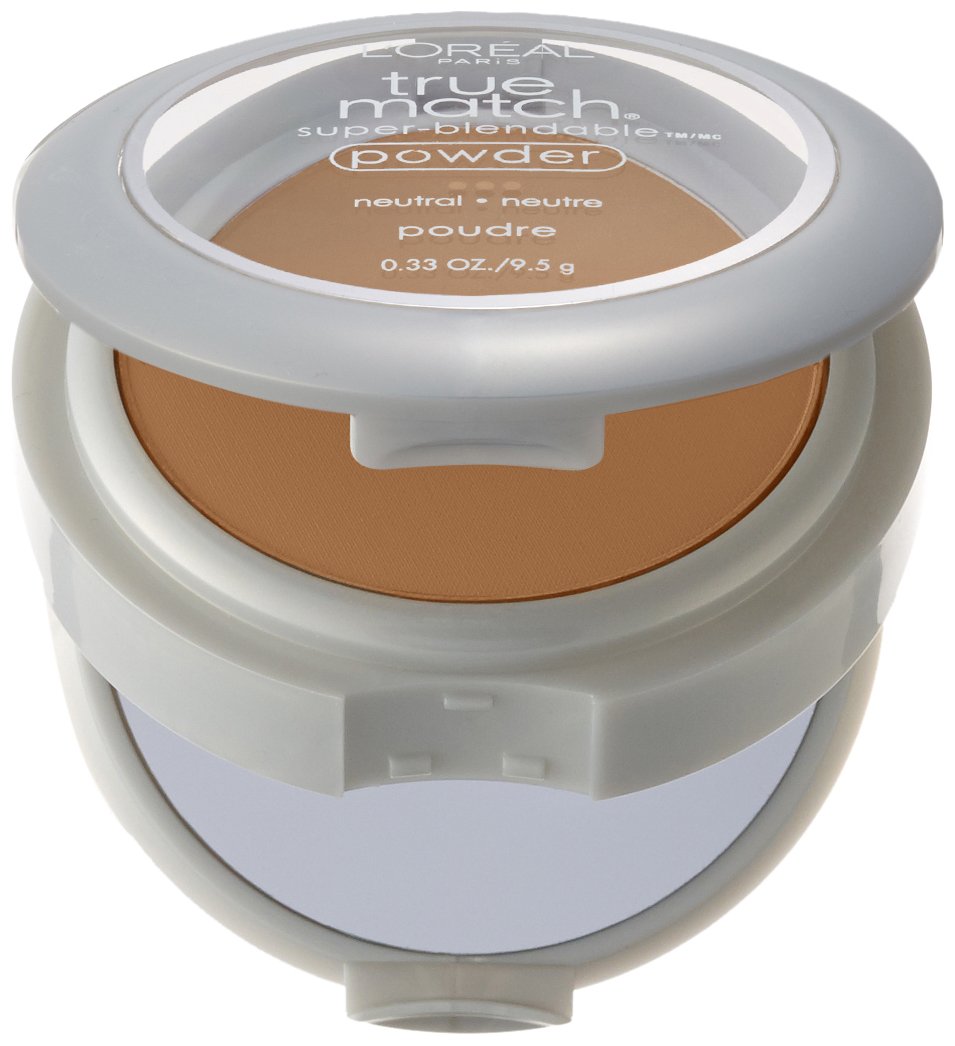 L'Oréal Paris True Match Super-Blendable Powder, Nude Beige, 0.33 oz.