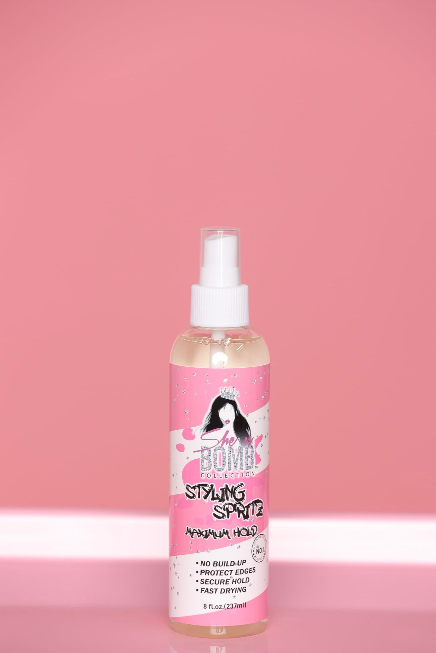 She Is Bomb Styling Spritz, Maximum Hold Hair Spray, Fast Drying, 8 fl oz Beauty & Personal Care she is bomb collection