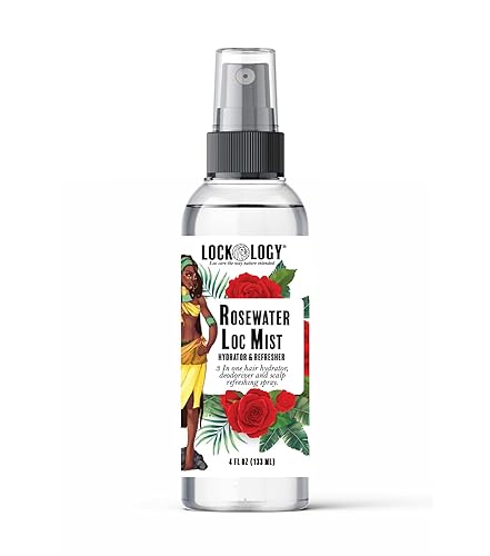 Rose Water for Locs; Rosewater for Hair Spray, Natural Hair and Loc Refresher Moisturizer; Products for Locs Beauty & Personal Care Lockology