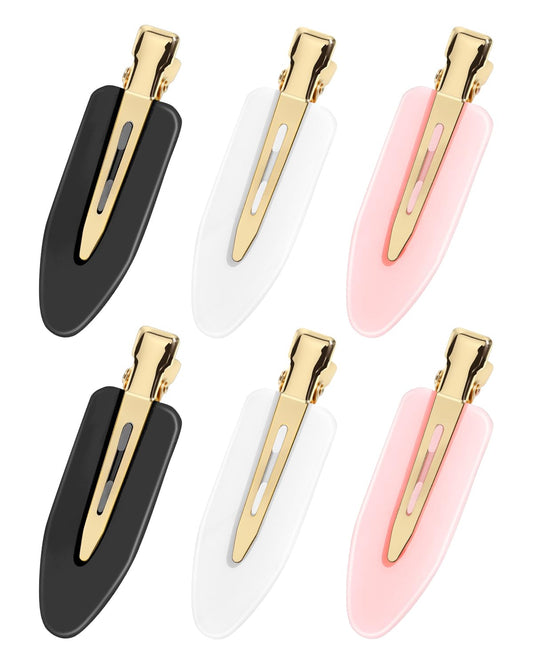 Amizo 6 Pcs Creaseless Flat Hair Clips for Makeup and Daily Beauty Routine Beauty and Personal Care AMIZO Default Title