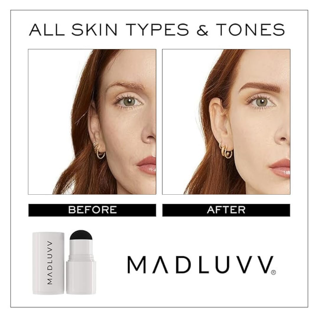 MADLUVV Brow Stamp Refill* - Color Stamp for Brows & Root Touch Up for Women & Men, Instantly Conceal Hair Loss, Grey Hair, Thinning Hair Beauty & Personal Care MADLUVV