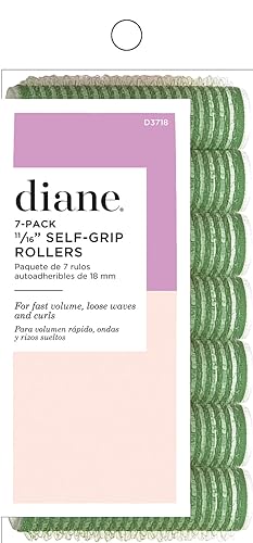 Diane D3718 Self Grip Rollers, Green Beauty & Personal Care Diane