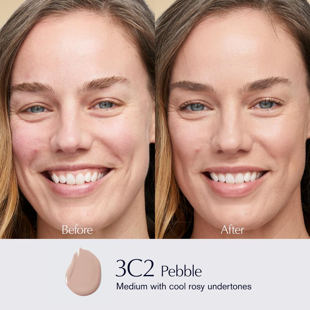 Estée Lauder Futurist Hydra Rescue Moisturizing Foundation Makeup SPF 45 for a 12-Hour Glow, 1.2 Fl Oz, 3C2 Pebble Beauty & Personal Care Estée Lauder
