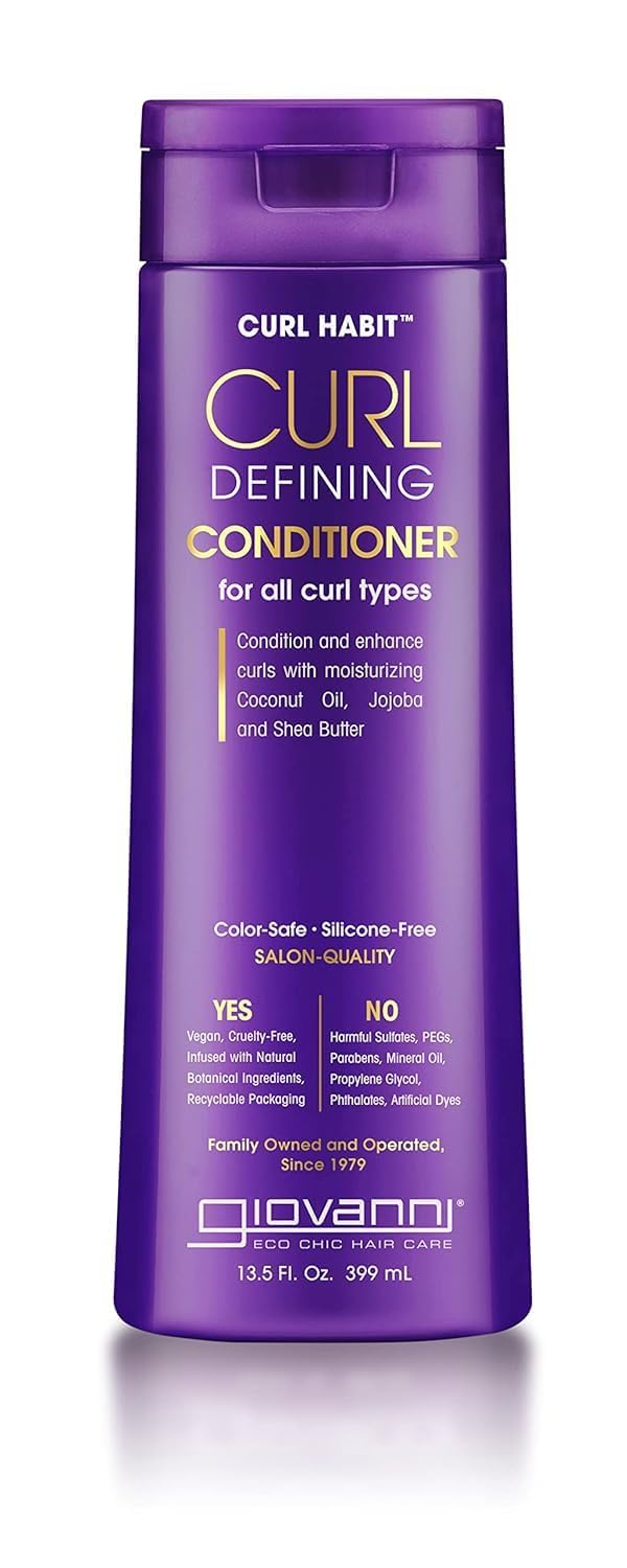 GIOVANNI Curl Habit Curl Defining Conditioner, Vegan, Cruelty-Free, 13.5 oz