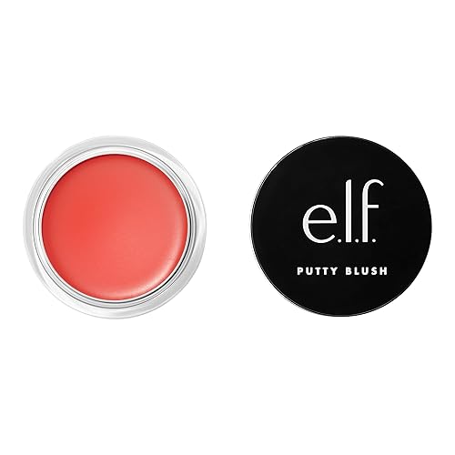e.l.f. Putty Blush, Creamy & High-Pigment Formula For A Natural Glow, Delivers A Semi-Matte & Powder Finish, Vegan & Cruelty-Free, Fiji Beauty & Personal Care e.l.f.
