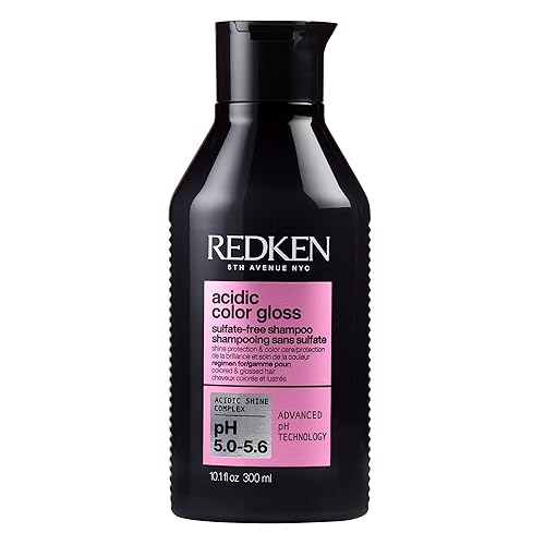 Redken Acidic Color Gloss Sulfate-Free Shampoo - Protects Vibrancy, Salon-Grade Hair Shine, For Color-Treated Hair, 10.1 Fl Oz Beauty & Personal Care Redken