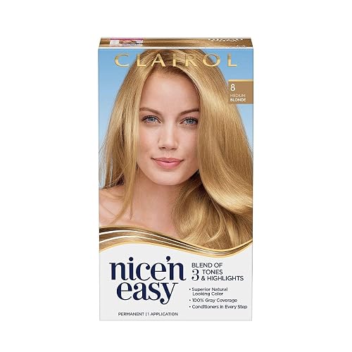 Nice'n Easy Permanent Color, Natural Medium Blonde [8/103A] 1 ea Beauty & Personal Care Clairol