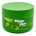 Shine-N-Jam Silk Edges With Olive Oil 8 Ounce Jar (Pack of 6) Beauty & Personal Care Shine 'n Jam
