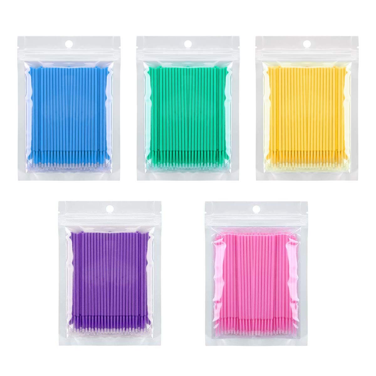 500 Pcs Micro Applicator Brush, Micro Swabs, Disposable Eye Lashes Mascara Wands for Eyelash Extension Tbestmax Beauty & Personal Care Tbestmax