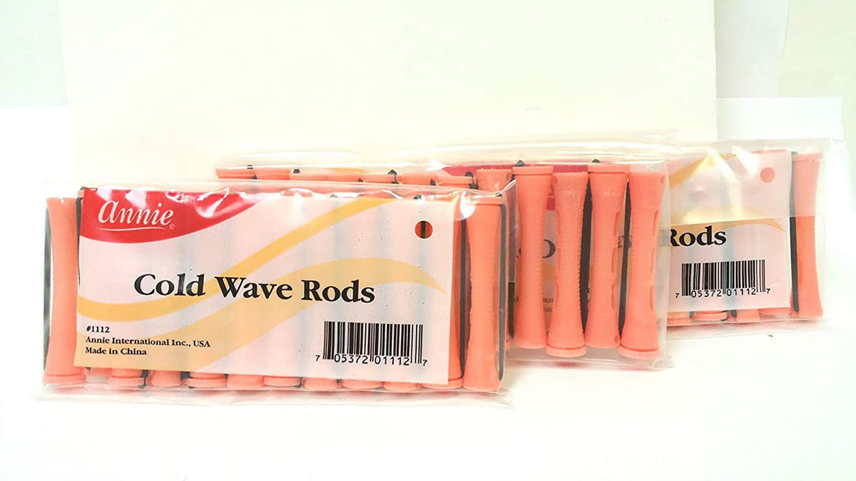3 Packs of Annie Cold Wave Rods(Short) #1112 12Pcs/Pack