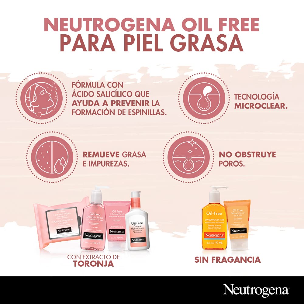 Neutrogena Oil Free Pink Grapefruit Acne Face Wash with Vitamin C, Salicylic Acid Acne Treatment Medicine, Gentle Foaming Vitamin C Facial Scrub Beauty & Personal Care Neutrogena