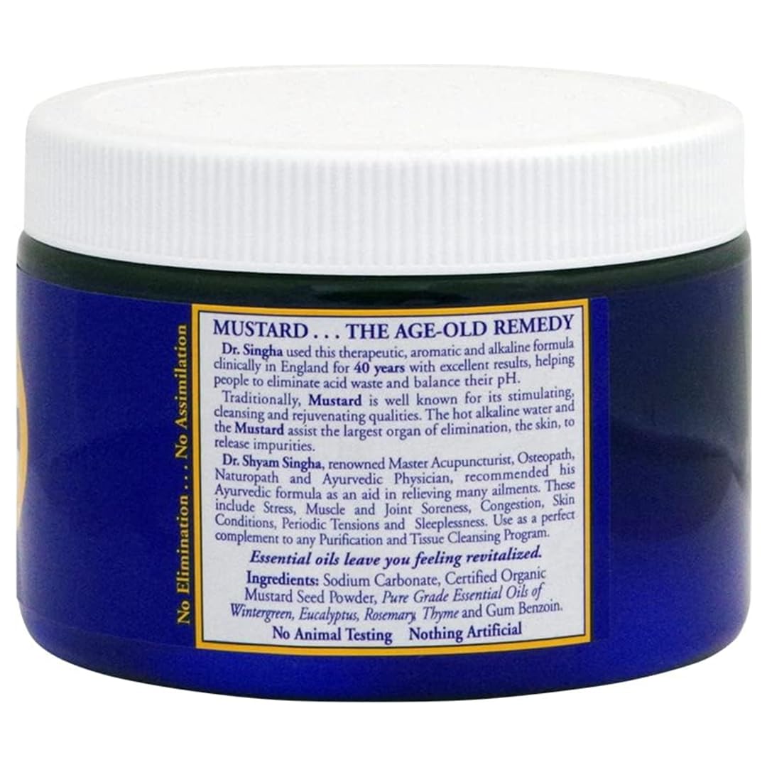 DR. SINGHA'S Mustard Bath Mustard Bath 8 OZ, 8 OZ Beauty and Personal Care Dr. Singha's