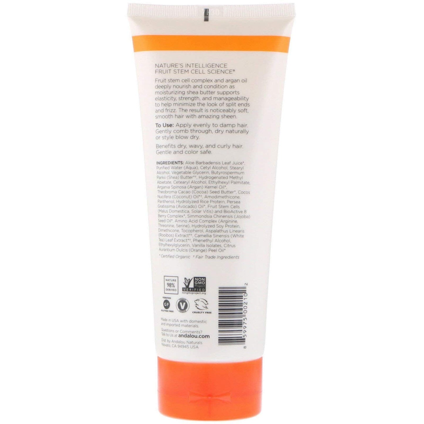 Andalou Naturals Hair CRM Styling Smth Argan Beauty & Personal Care Andalou Naturals