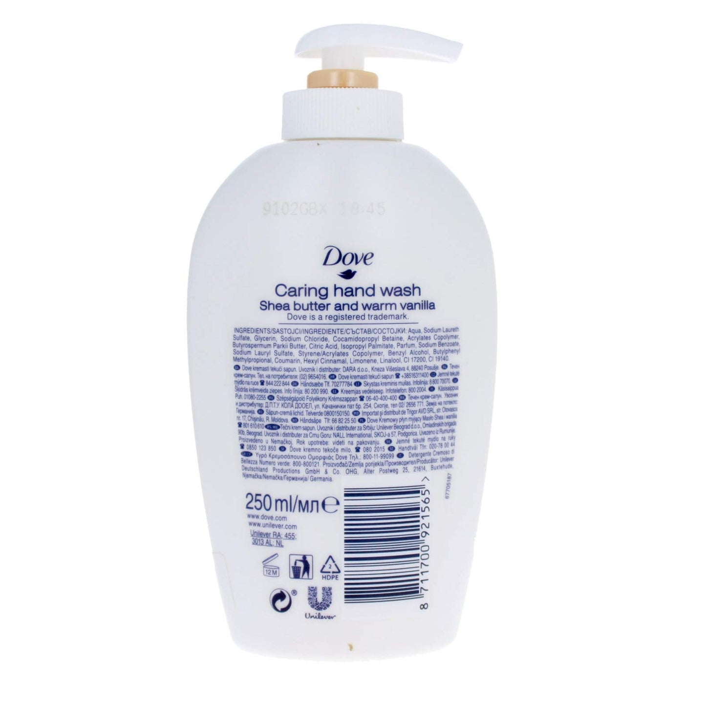 Dove Purely Pampering Shea Butter Beauty Cream Wash 250ml Beauty & Personal Care Dove