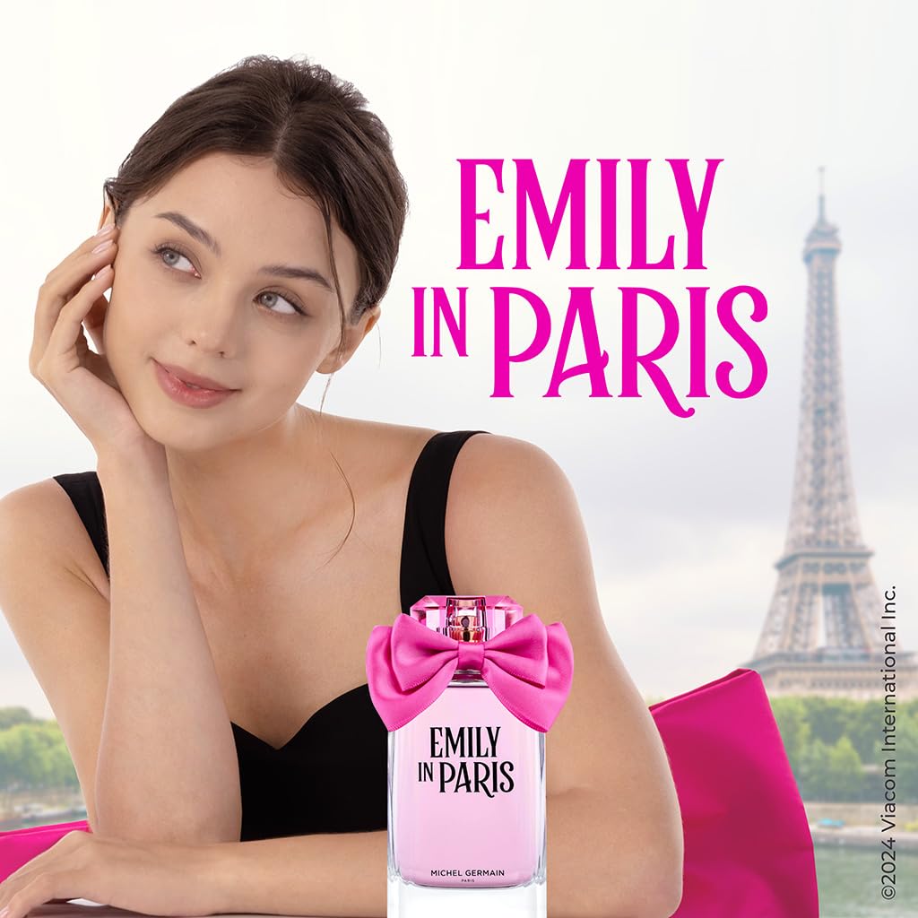 Michel Germain Emily in Paris Eau de Parfum Fragrance Spray, Floral Woody Scent, Top Notes of Seductive Neroli, French Pear, Wild Black Currant Beauty & Personal Care Michel Germain