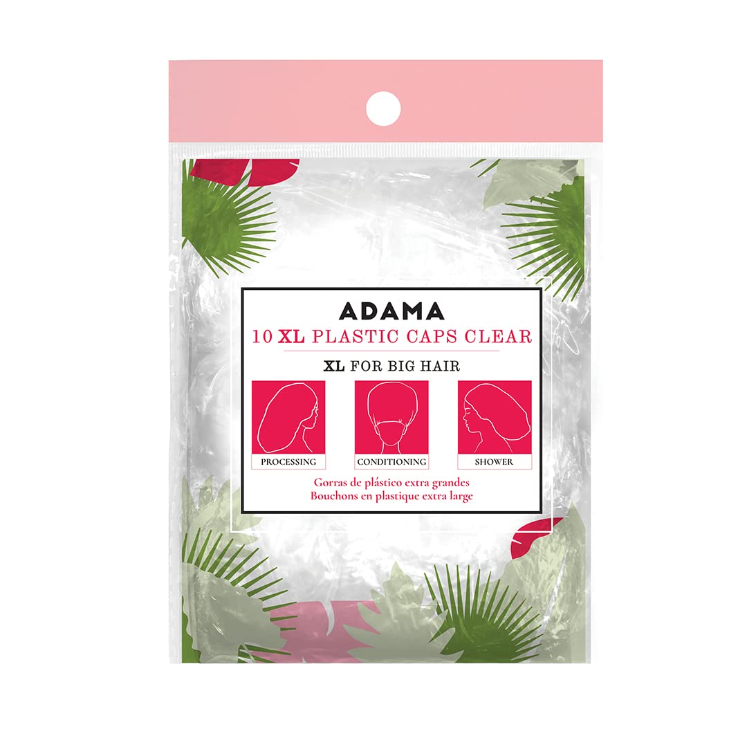 ADAMA Disposable Shower Conditioning Processing Caps, XX-Large Size for Processing, Conditioning, Showering Voluminous Hair, Protects Long Hair Beauty & Personal Care ADAMA