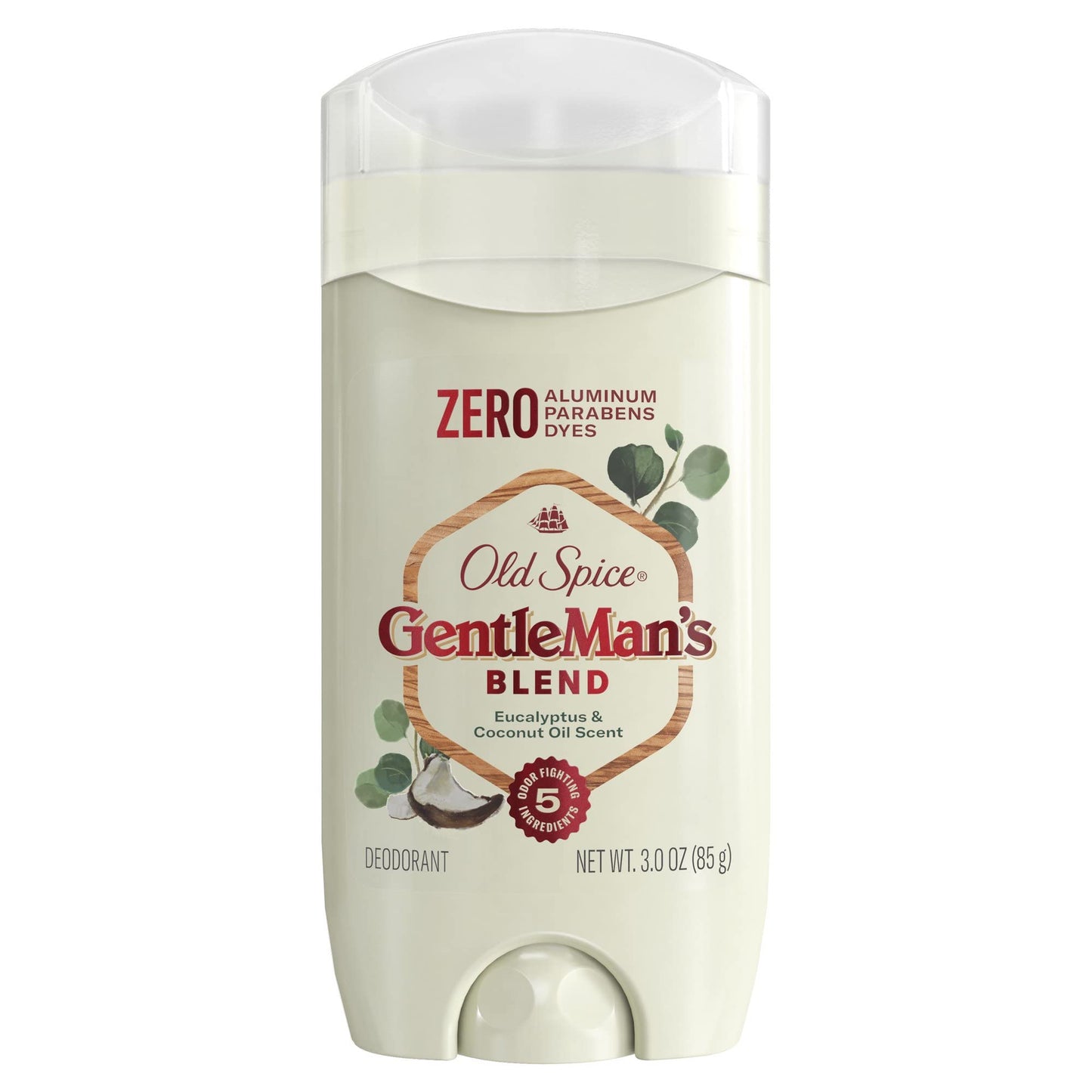 Old Spice GentleMan's Blend Deodorant Eucalyptus with Coconut Oil, Aluminum Free, 3.0 oz Beauty & Personal Care Old Spice
