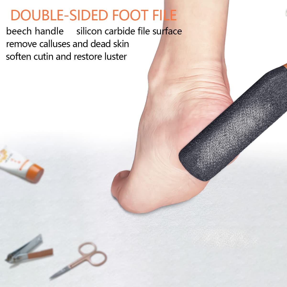 TOPMEET Foot File/Rasp,Exfoliator Pedicure Tool Foot Callus Remover Scrubber for Dead Skin,Corn and Hard Skin - Pumice Stone for Cracked Feet,Heels Beauty & Personal Care TOPMEET
