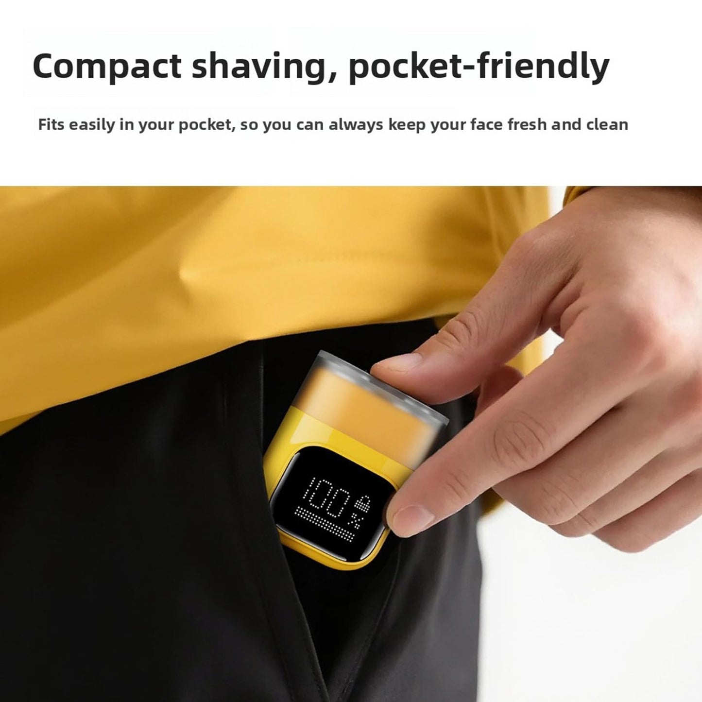 RiToEasysports Electric Beard Trimmer, LCD Display 400mAh Battery Alloy Body Men's Grooming Tool for Travel Home and Professional Use Beauty and Personal Care RiToEasysports