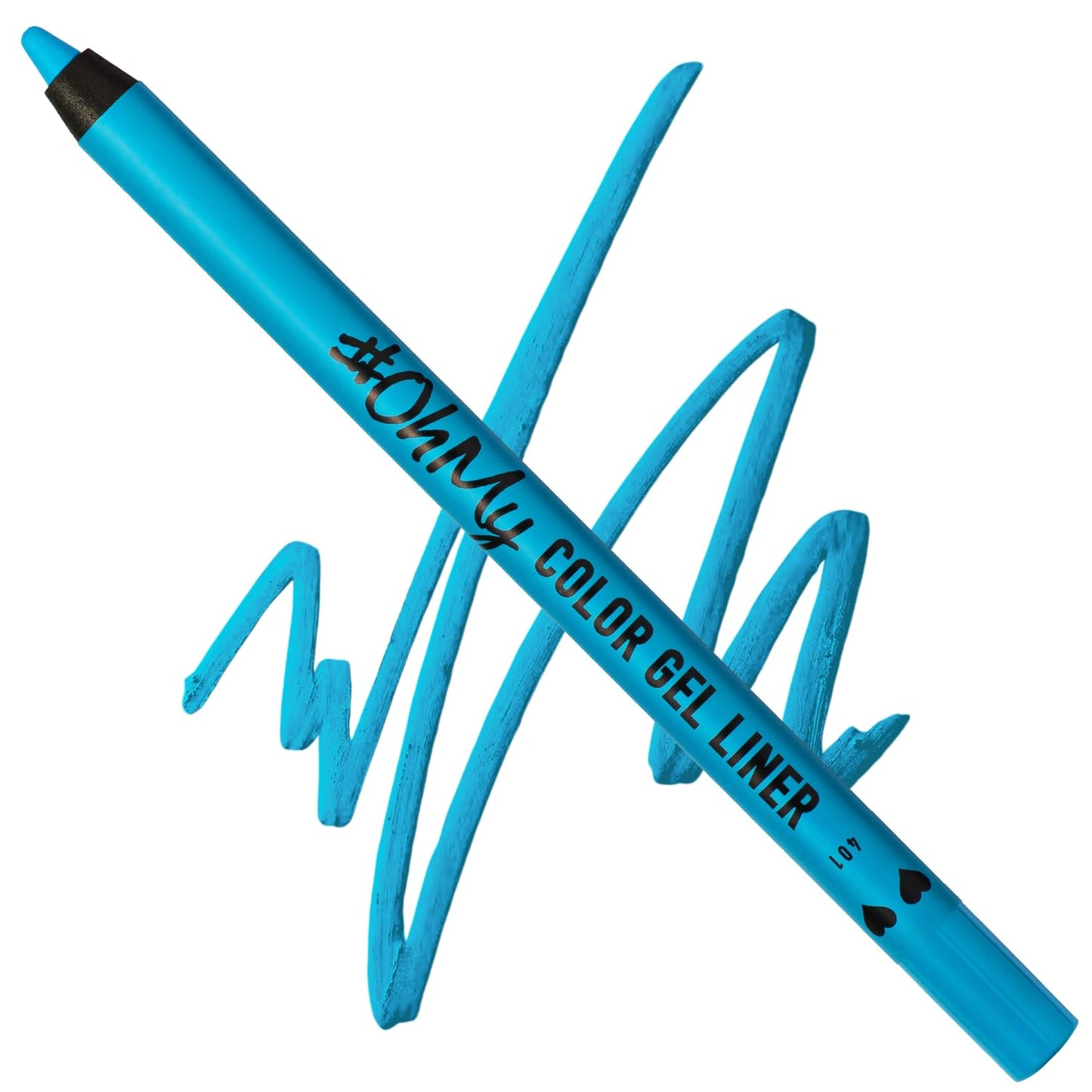 Lamel OhMy Color Gel Eyeliner Pencil - Long Lasting, Waterproof Eyeliner - Vibrant Colored, Highly-Pigmented - Blue Beauty & Personal Care Lamel