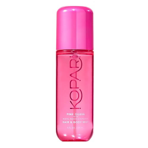Kopari Pink Guava Hair & Body Mist - Guava, Mango, Mandarin, Coconut, Vanilla & Sandalwood Scent, Long-Lasting Clean Fragrance Spray, Vegan & Beauty & Personal Care Kopari