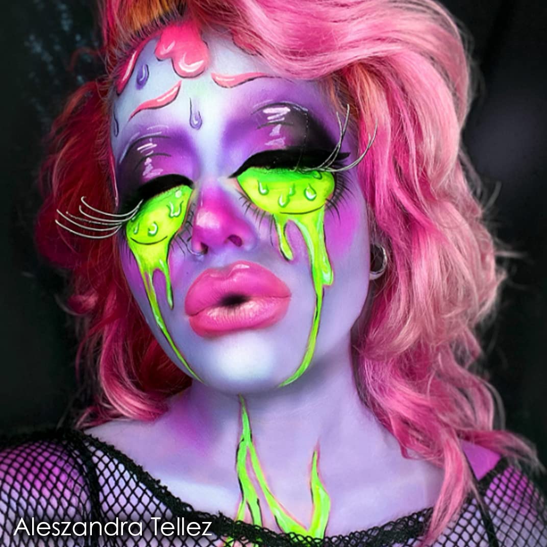 Mehron Paradise Makeup AQ - PURPLE, Water-Activated Face & Body Paint