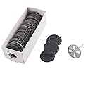 MZCMSL 100pcs Sandpaper Discs and 1pcs Metal Nail Bit,25mm Pedicure Sanding Disc Bit,Electric Foot Files,#80 Grit(Coarse) Beauty & Personal Care MZCMSL