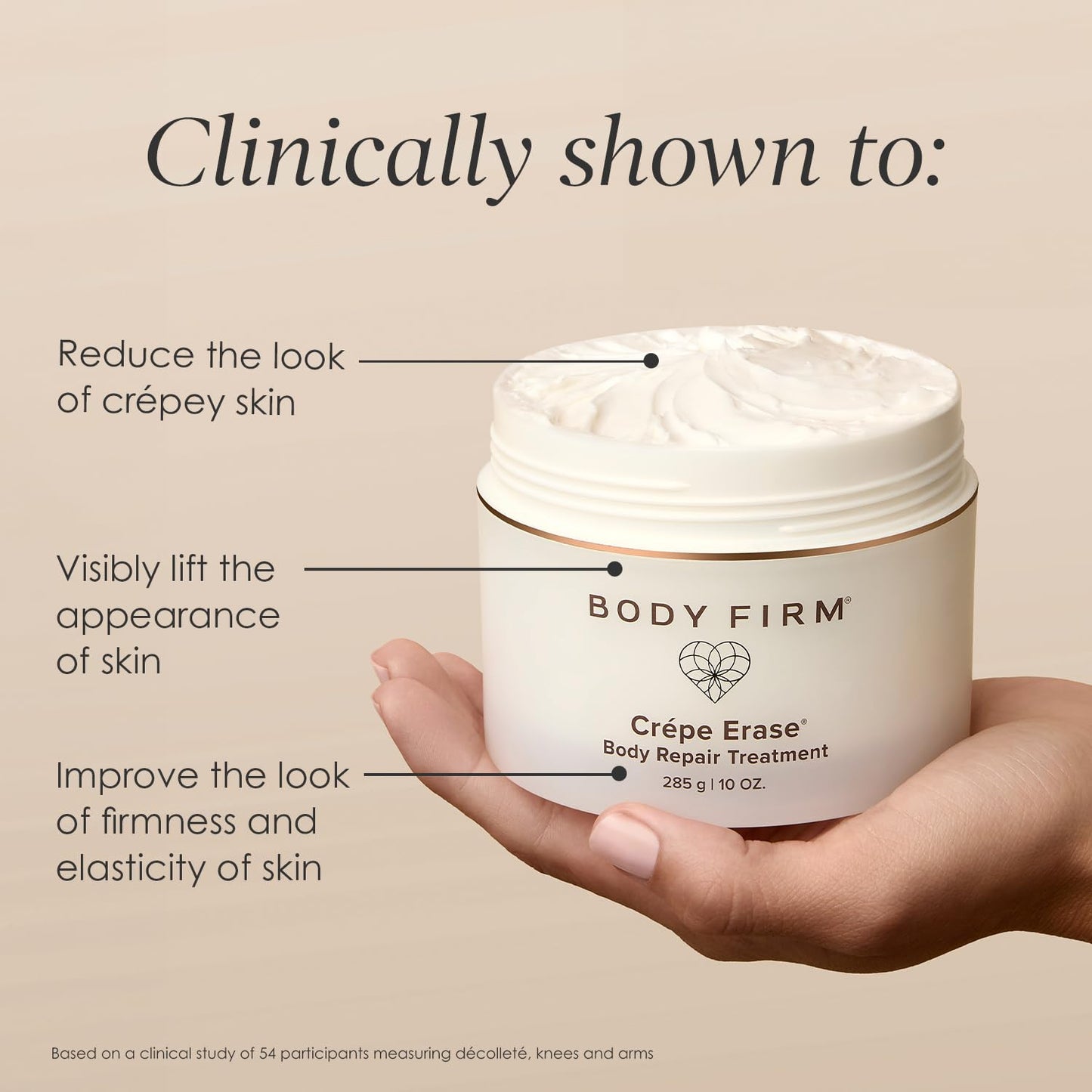 Body Firm Crepe Erase Body Repair Treatment, Anti Aging Firming Lotion with Collagen Peptides, Shea Butter, Vitamin E, Squalane and More, Promotes Beauty & Personal Care BODY FIRM