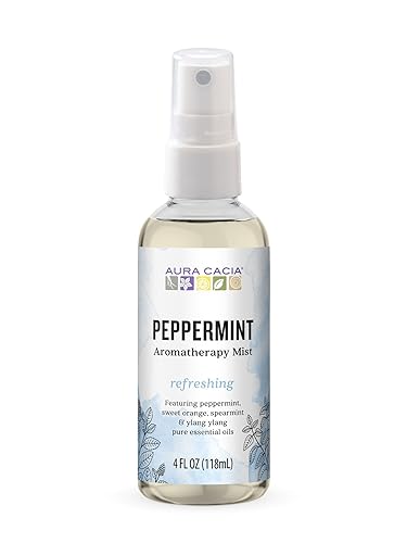 Aura Cacia Room and Body Mist, Refreshing Peppermint, 4 Fluid Ounce Beauty & Personal Care Aura Cacia