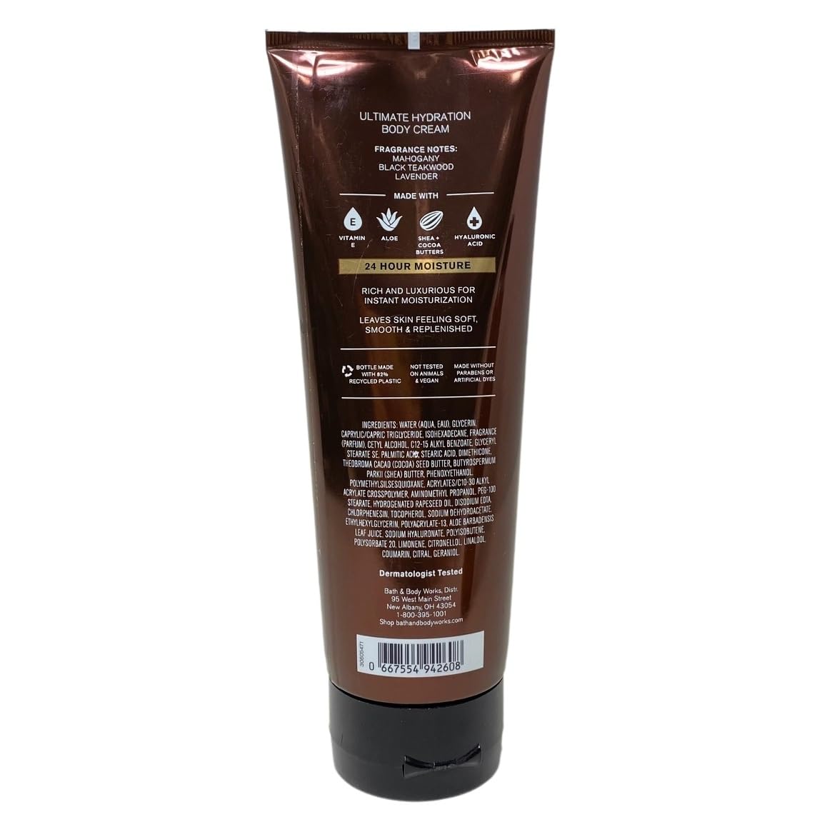 Bath and Body Works Teakwood Men's Collection Ultra Shea Body Cream and 2 in 1 Hair and Body Wash (2 Pack Bundle) Beauty & Personal Care Bath & Body Works