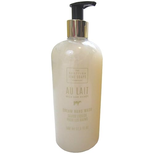 Scottish Fine Soaps Au Lait Milk and Honey Hand Soap 17.5 oz Beauty & Personal Care Scottish Fine Soaps