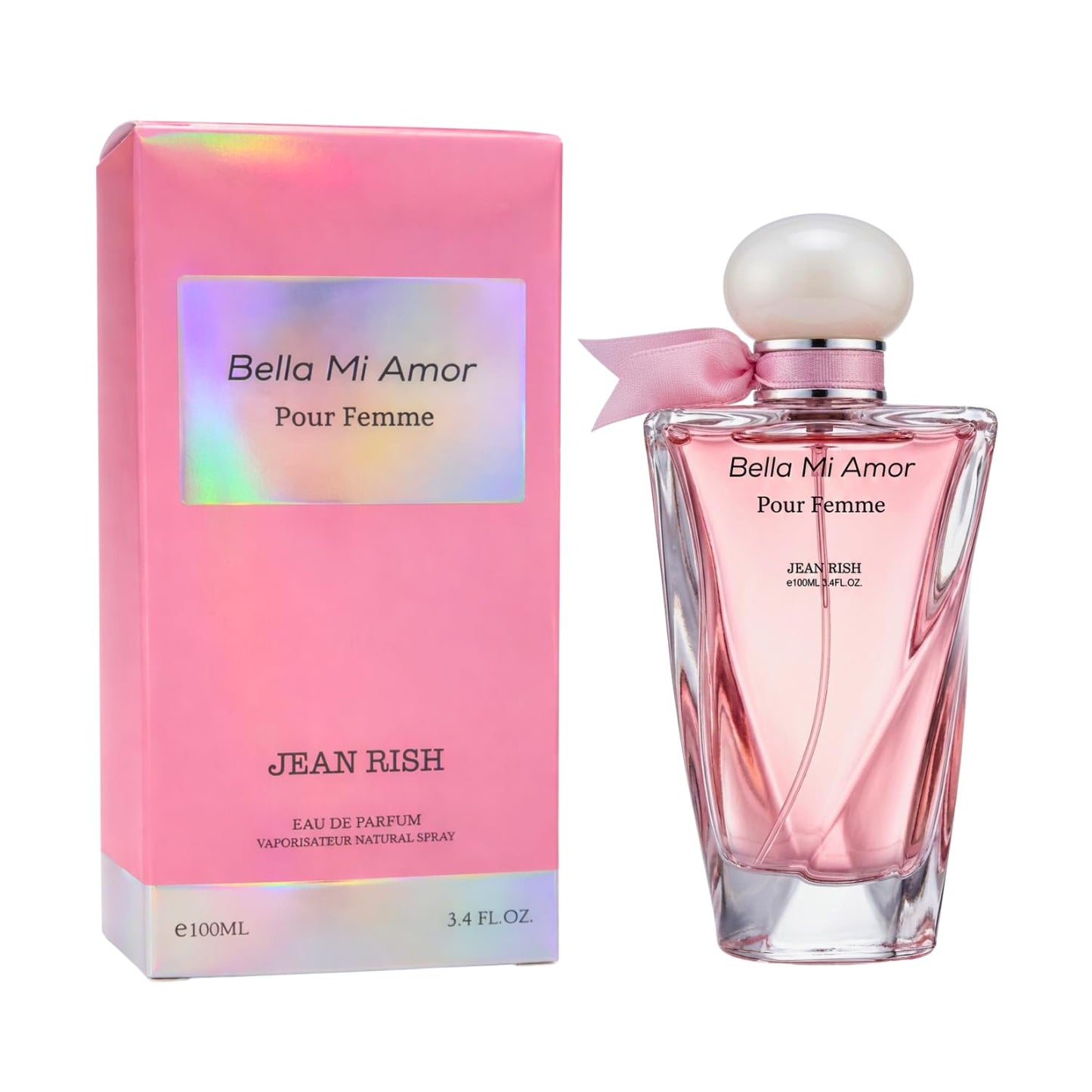 Jean Rish Bella Mi Amor Perfume for Women Eau De Parfum, Long-Lasting Luxury Fragrance, Made In USA - Hibiscus, Jasmine, Vanilla - 100ml / 3.4 oz Beauty & Personal Care Jean Rish