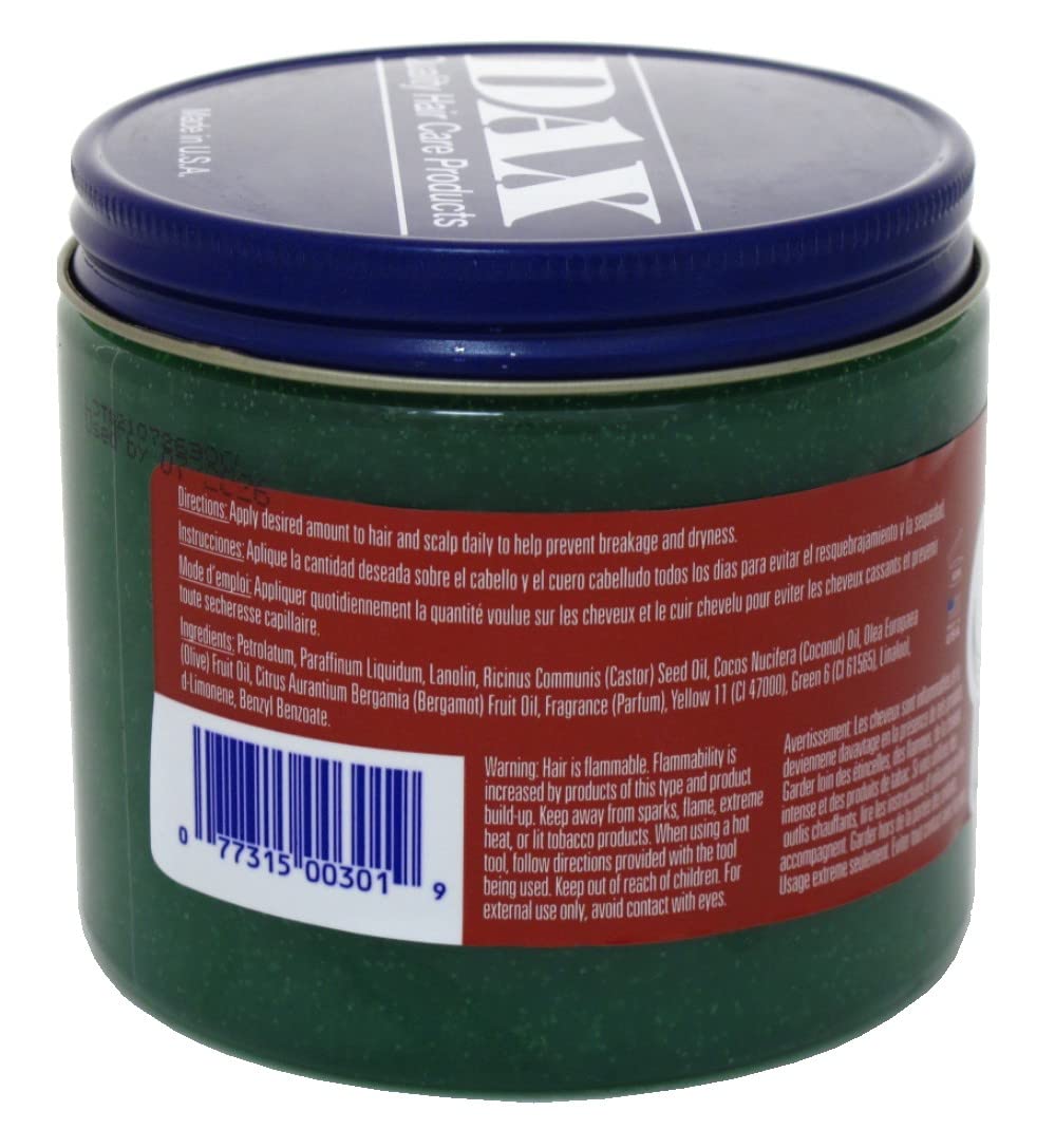Dax Pomade (Bergamot) 14 Ounce Jar (414ml) (6 Pack) Beauty & Personal Care DAX
