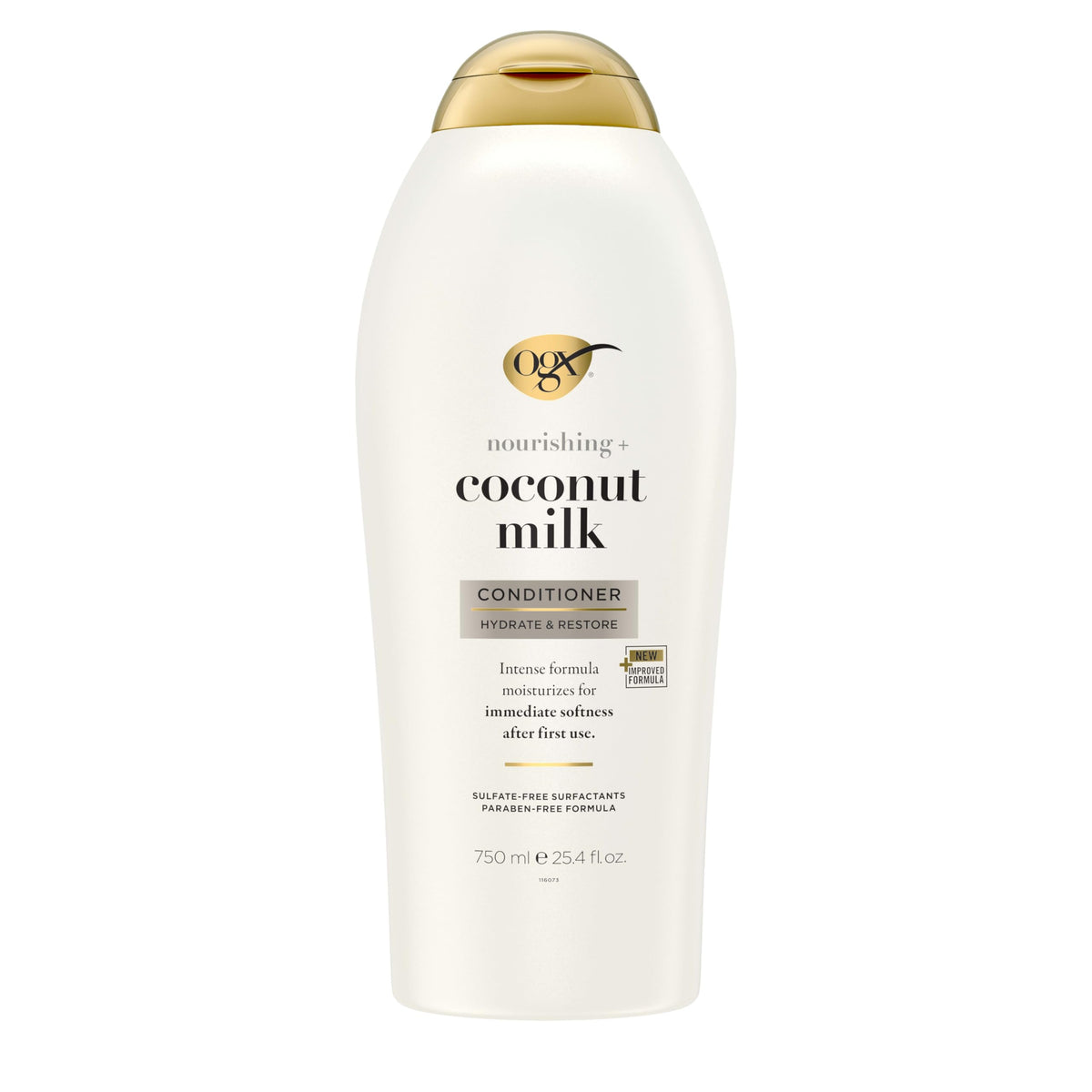 OGX Nourishing + Coconut Milk Conditioner, Hydrating & Restoring Conditioner Moisturizes for Soft Hair After the First Use, Paraben-Free, Sulfate-Free Beauty & Personal Care OGX