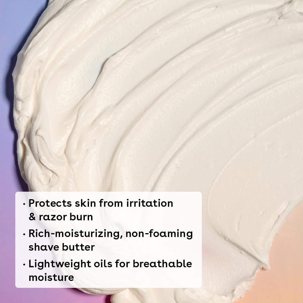 eos Cashmere Skin Collection Shave Butter - Vanilla Cashmere, Non-Foaming Moisturizing Shave Cream to Prevent Razor Burn, 7 fl oz Beauty and Personal Care eos
