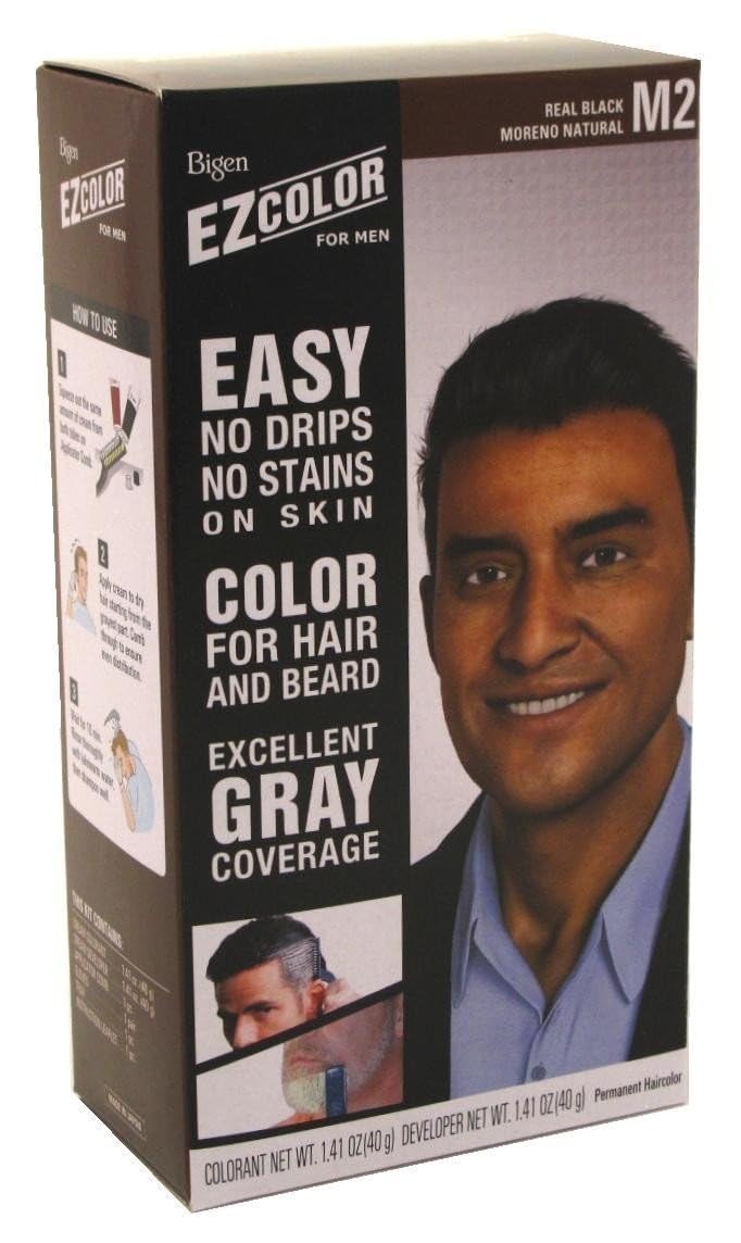 Bigen EZ Color for Men Real Black Kit (Pack of 6) Beauty & Personal Care Bigen