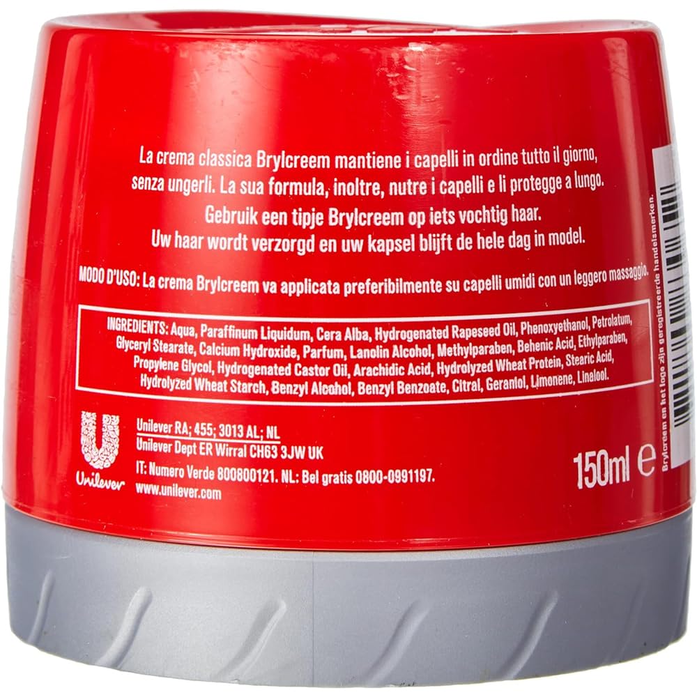 2x Brylcreem ORIGINAL LIGHT GLOSSY HOLD Mens Hair Styling Cream RED TUB 150ml by Brylcreem Beauty & Personal Care Brylcreem