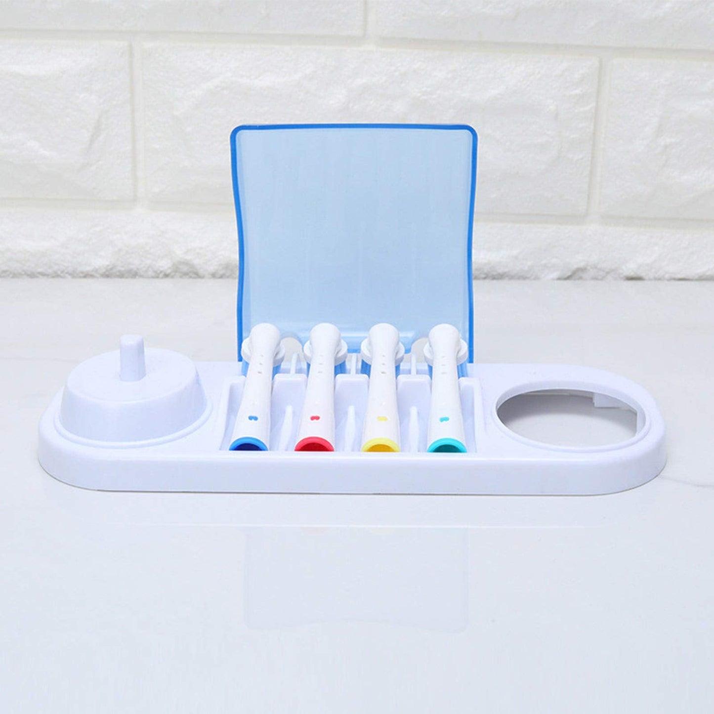 Domary Electric Case Holder Compatible with Braun Oral-B Electric Headr Holder Stand Brush Head Cover Case Beauty and Personal Care Domary