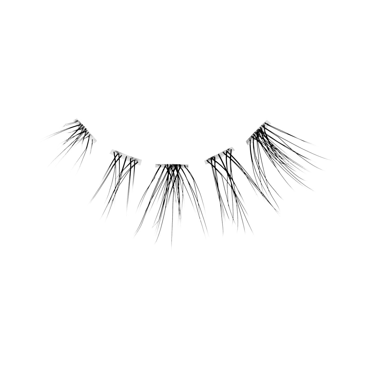 Kiss Lash Atelier Professional Lash Extension Kit, ‘Natural’, Pre-Mapped False Eyelashes, 46 Lash Clusters & 36 Individual Lashes, Last For Up To 7
