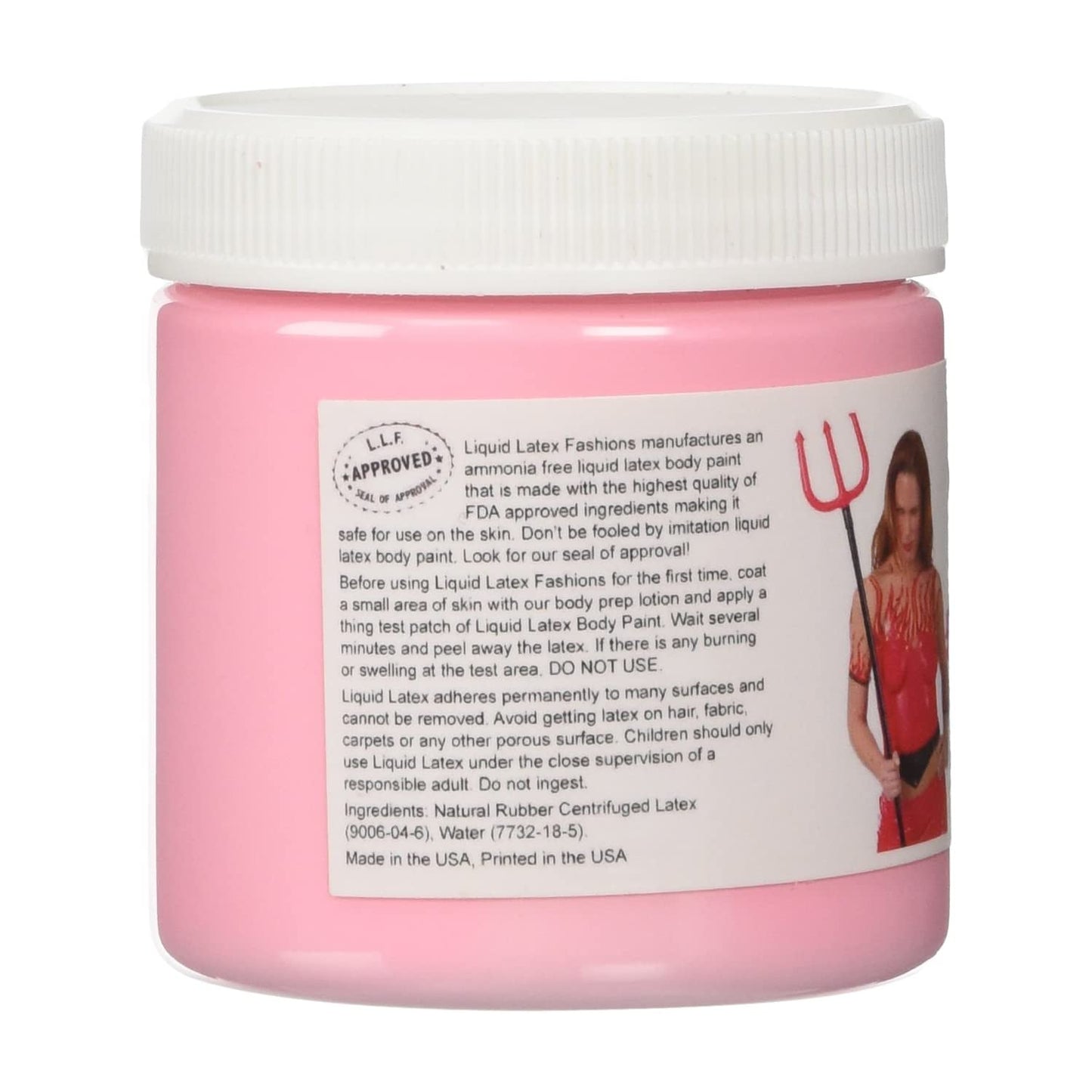 Pink 4 Oz - Liquid Latex Body Paint, Ammonia Free No Odor, Easy On and Off, Cosplay Makeup, Creates Professional Monster, Zombie Arts Beauty & Personal Care Liquid Latex Fashions