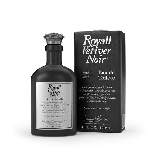 ROYALL VETIVER NOIR, Men's Eau de Toilette, Vetiver & Amber Fragrance - 4 Fl oz Spray Beauty & Personal Care ROYALL LYME