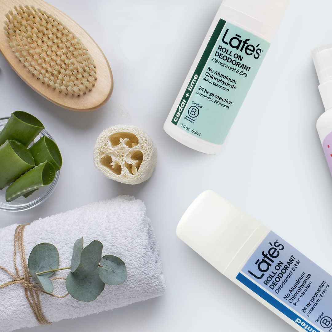 Lafe's Natural Deodorant - 3oz Roll-On Aluminum Free Natural Deodorant for Men & Women - Paraben Free & Baking Soda Free with 24-Hour Protection Beauty and Personal Care Lafe's